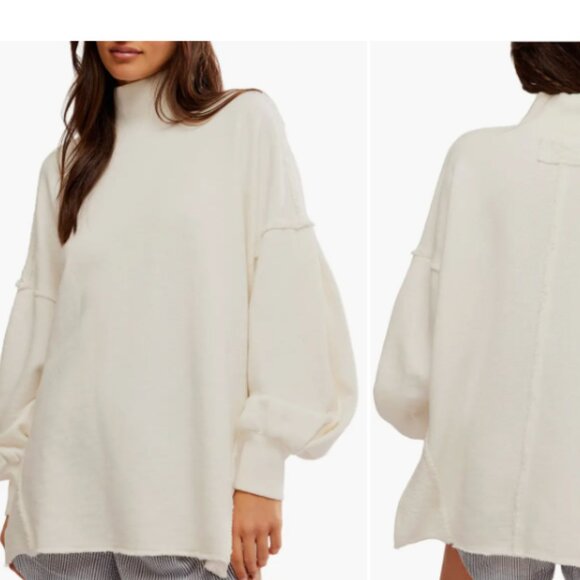 LAST ONE! new Free People We The Free Women’s Wonderful Cotton Pullover Top - Picture 16 of 16
